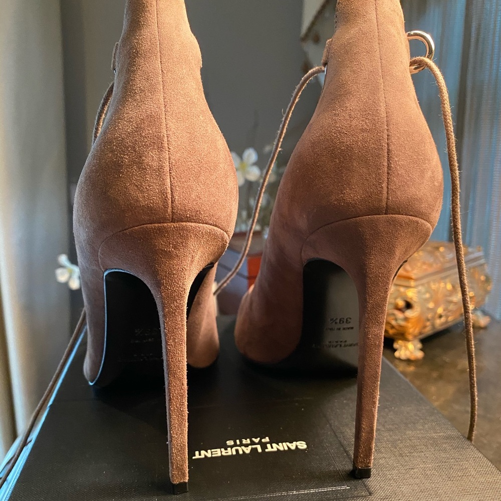 SAINT LAURENT PARIS SKINNY ESCARPIN PUMP 39.5 - Picture 3 of 6